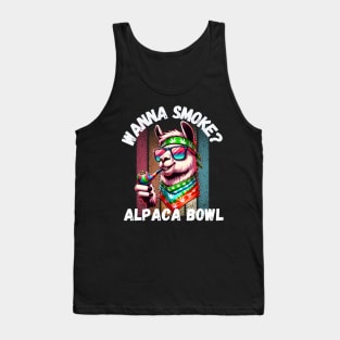 wanna smoke alpaca bowl vintage Tank Top